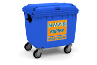 Papier/karton container vanaf 240l